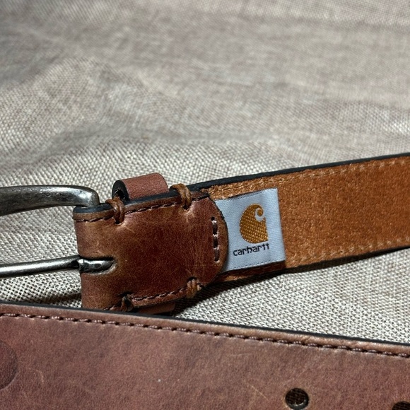 Carhartt Women's Signature Genuine Cowhide Casual Belt Size S - Picture 4 of 12